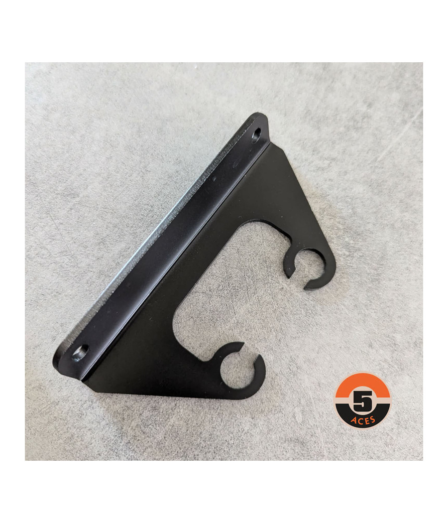 CAFE RACER speedometer bracket, black anodized aluminum