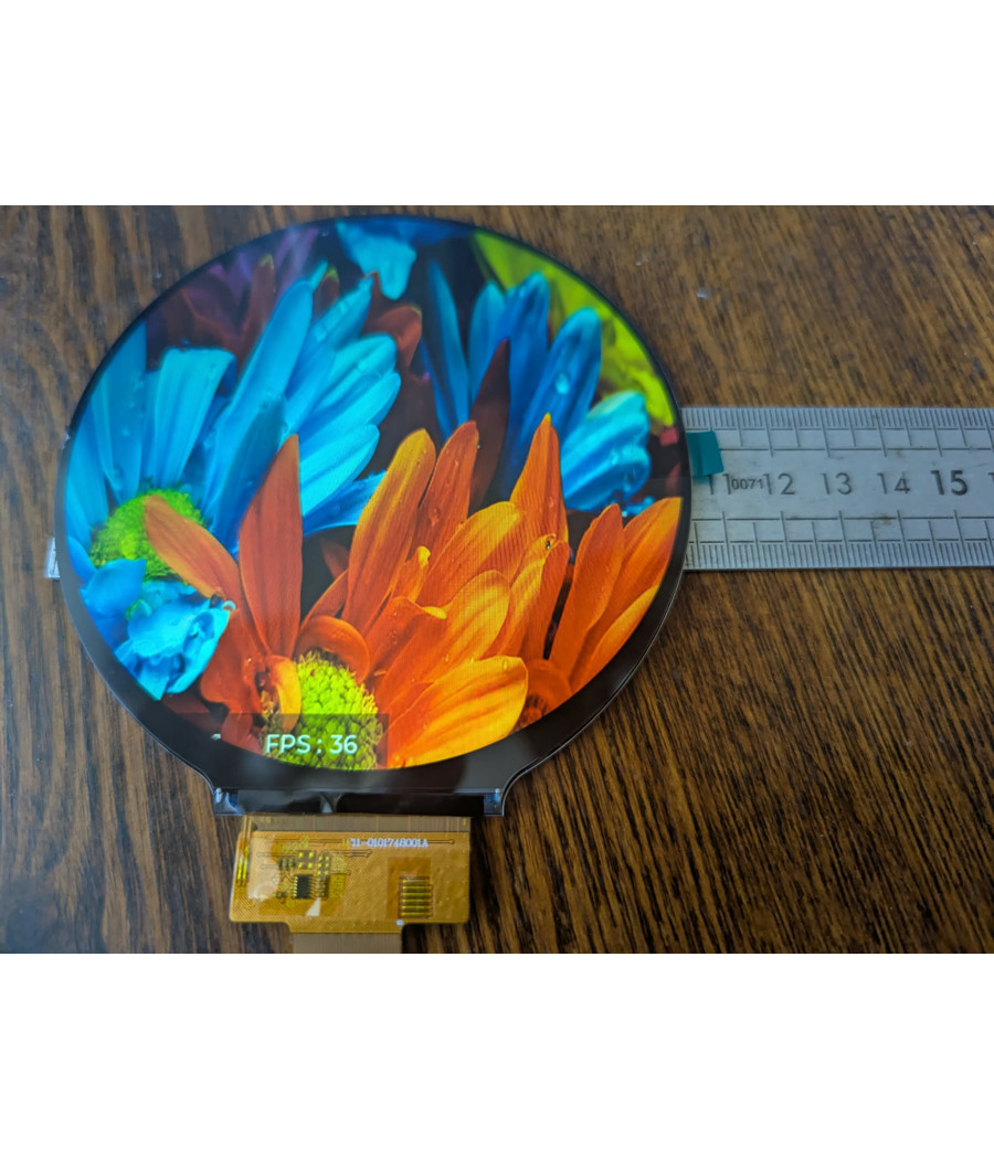 4" Round Display – 720 × 720