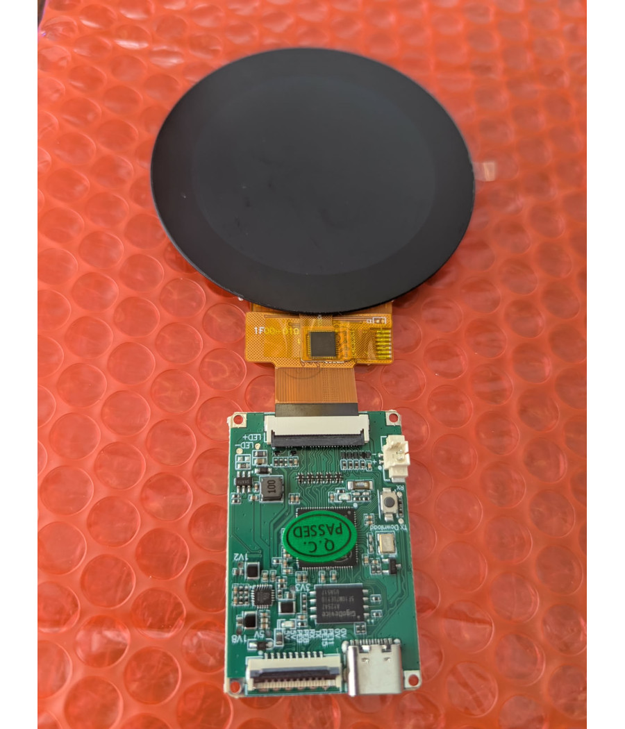 2.1" Round Display – 480 × 480 – Capacitive Touchscreen