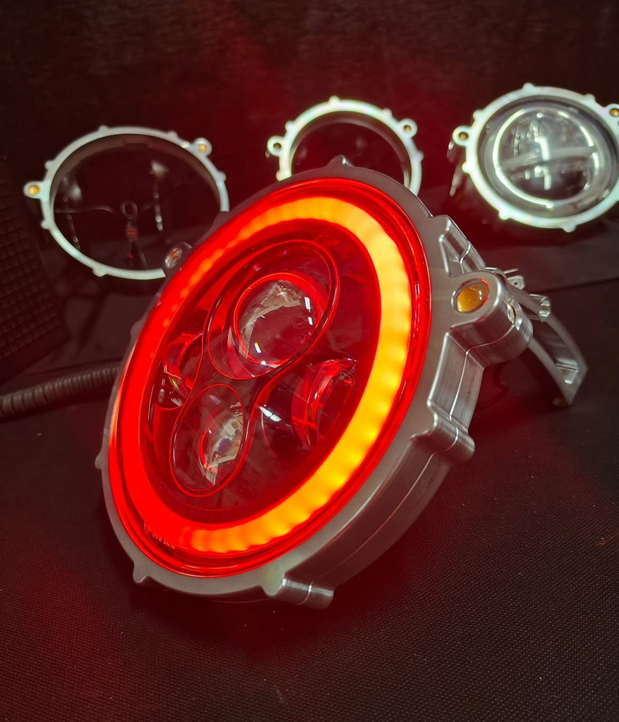 7" Motorcycle Headlight Bracket