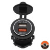 Dual USB cell phone charger